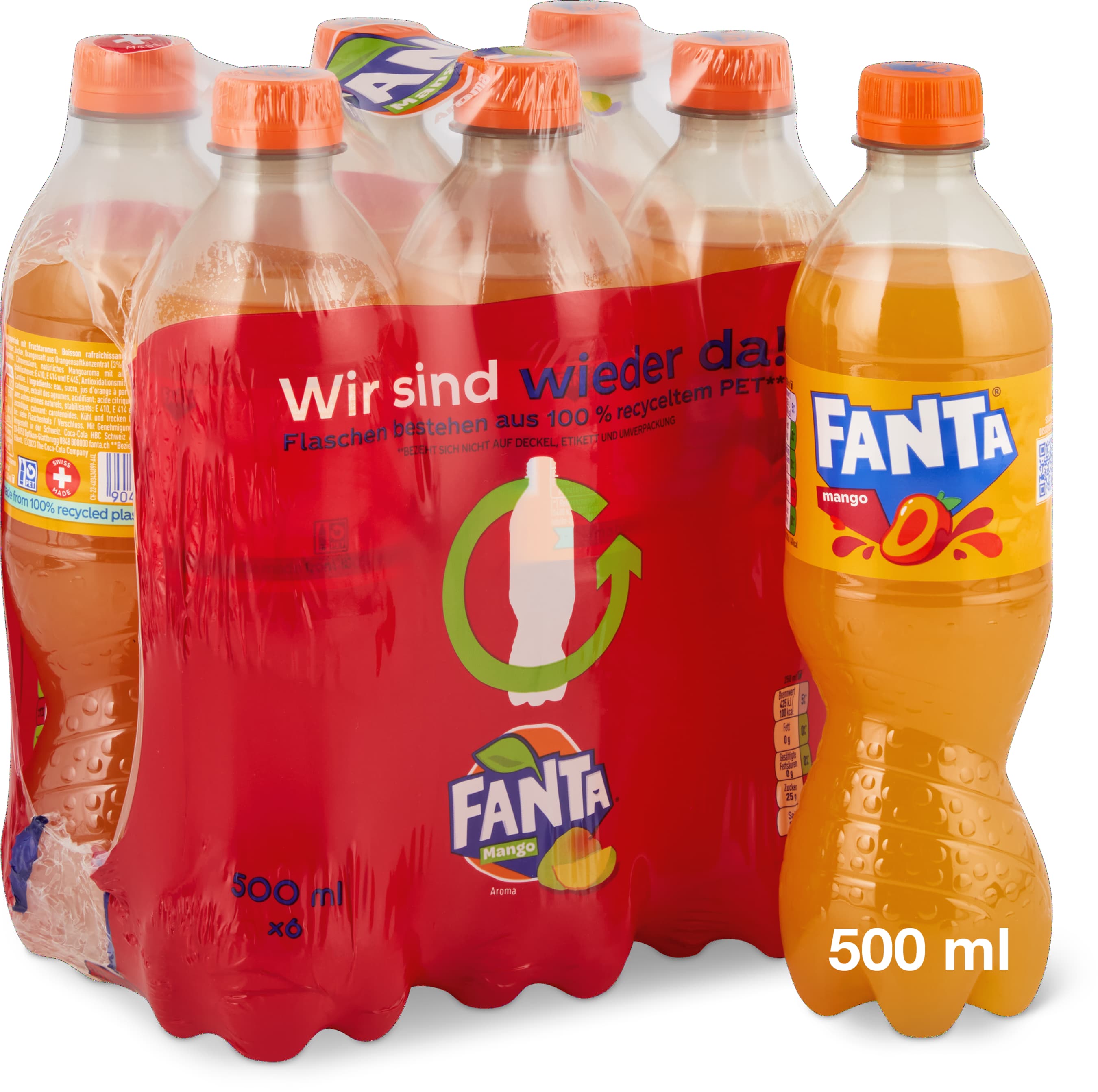 Fanta Bibita al mango 6x500ml